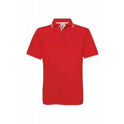 Polo Safran Sport colore red/white taglia S