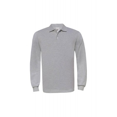 Polo Safran LSL colore heather grey taglia L