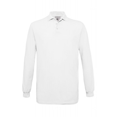 Polo Safran LSL colore white taglia S