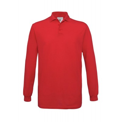 Polo Safran LSL colore red taglia S