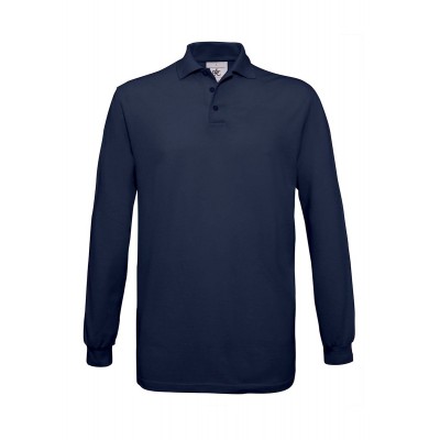 Polo Safran LSL colore navy taglia S