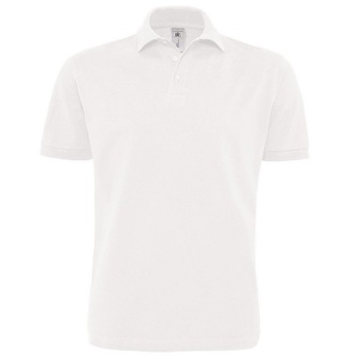 Polo Heavymill colore white taglia L