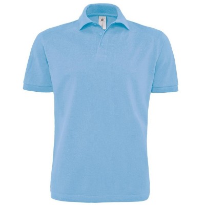 Polo Heavymill colore sky blue taglia S