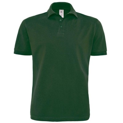 Polo Heavymill colore bottle green taglia S
