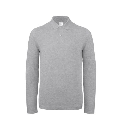 Polo ID.001 LSL colore heather grey taglia XS