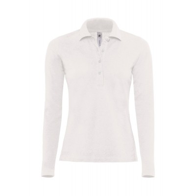 Polo Safran Pure LSL /Women colore white taglia XS