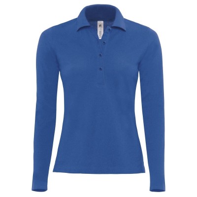 Polo Safran Pure LSL /Women colore royal blue taglia XS