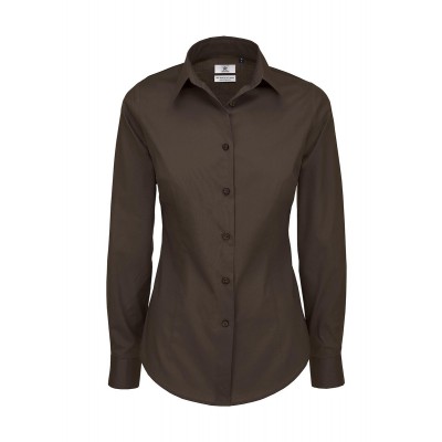 Camicie Black Tie LSL /Women colore coffee bean taglia XS