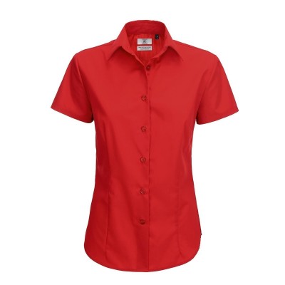Camicie Smart Short Sleeve Women colore deep red taglia XS