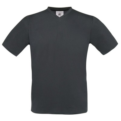 T-Shirt Exact V-Neck colore dark grey taglia S