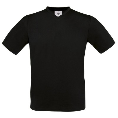 T-Shirt Exact V-Neck colore black taglia S