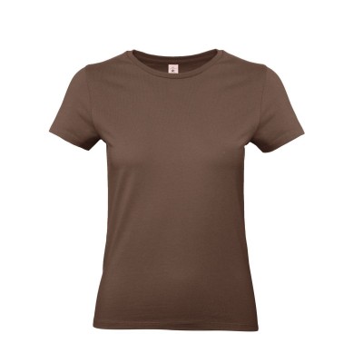 T-Shirt #E190 /Women colore chocolate taglia XS