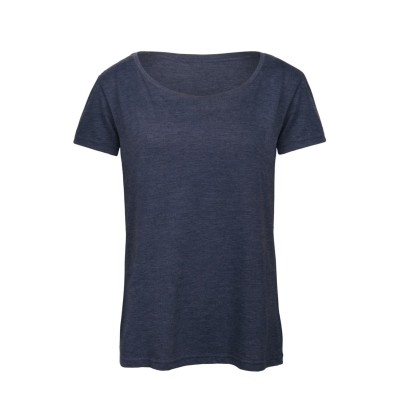 T-Shirt Triblend /Women colore heather navy taglia XS