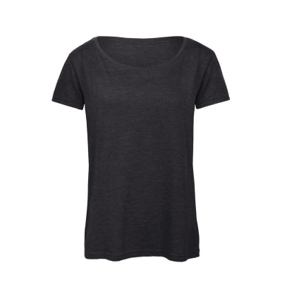 T-Shirt Triblend /Women colore heather dark grey taglia XS
