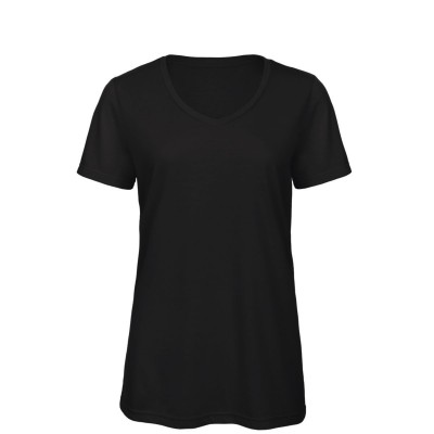 T-Shirt V Triblend /Women colore black taglia XS