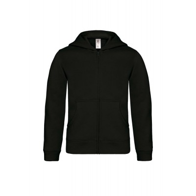 Felpe Hooded Full Zip /Kids colore black taglia 3/4
