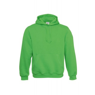 Felpe Hooded colore real green taglia XS