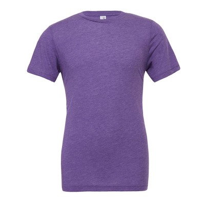 T-Shirt Unisex Triblend S/S Tee colore Purple Triblend taglia S