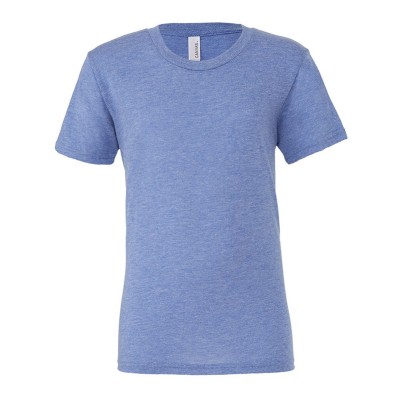 T-Shirt Unisex Triblend S/S Tee colore Blue Triblend taglia S