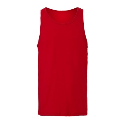 T-Shirt Unisex Jersey Tank colore Red taglia S