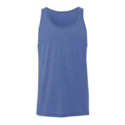 T-Shirt Unisex Jersey Tank colore Blue Triblend taglia S