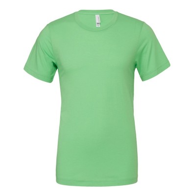 T-Shirt Unisex Poly-Cotton Short Sleeve Tee colore Neon Green taglia S