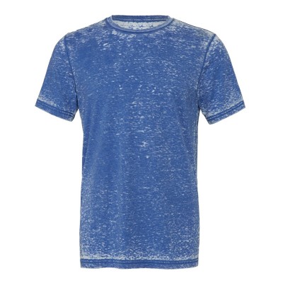 T-Shirt Unisex Poly-Cotton Short Sleeve Tee colore True Royal Acid Wash taglia S