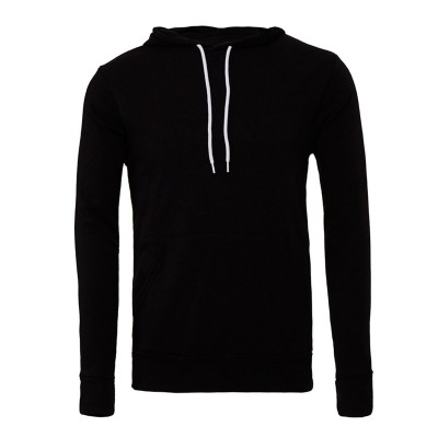 Felpe Unisex Sponge Fleece Pullover Hoodie colore Black taglia S