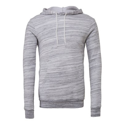 Felpe Unisex Sponge Fleece Pullover Hoodie colore Light Grey Marble Fleece taglia S