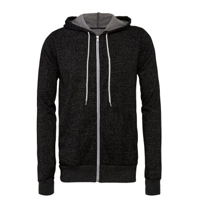 Felpe Unisex Sponge Fleece Full-Zip Hoodie colore Digital Black taglia S