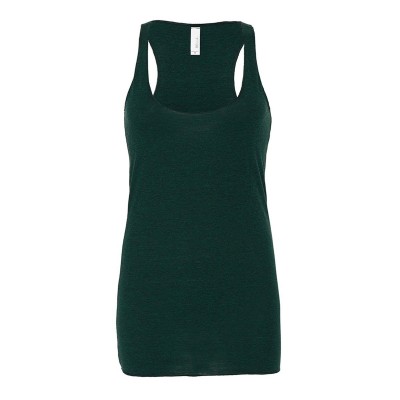 T-Shirt Triblend Racerback Tank colore Emerald Triblend taglia L