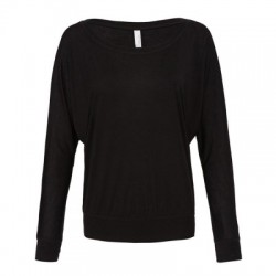 T-Shirt Women's Flowy Long Sleeve Off Shoulder Tee 2