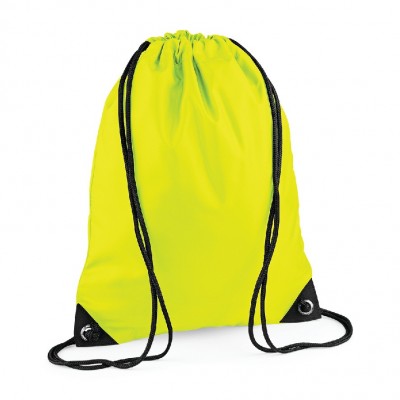 Borse Premium Gymsac colore fluorescent Yellow taglia UNICA