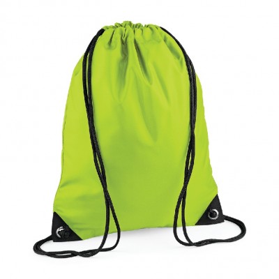 Borse Premium Gymsac colore lime green taglia UNICA