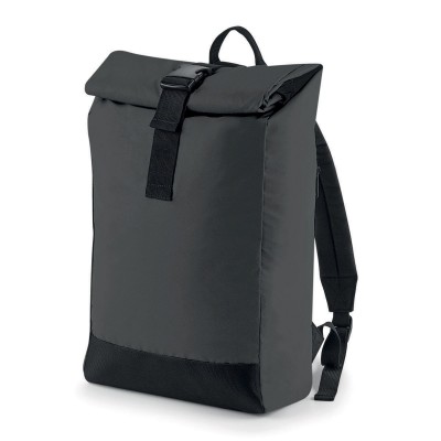 Borse Reflective Roll-Top Backpack colore Black Reflective taglia UNICA