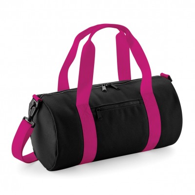Borse Mini Barrel Bag colore black/fuchsia taglia UNICA