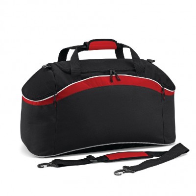 Borse Teamwear Holdall colore black/classic red/white taglia UNICA