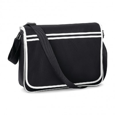 Borse Retro Messenger colore black/white taglia UNICA