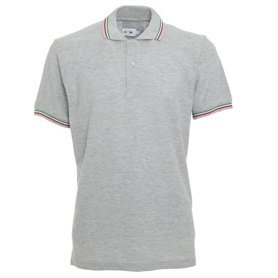 Polo Polo Italy colore grey heather taglia 3XL