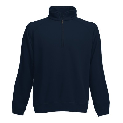Felpe Raglan Zip neck sweat colore navy taglia S