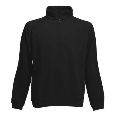 Felpe Raglan Zip neck sweat colore black taglia S