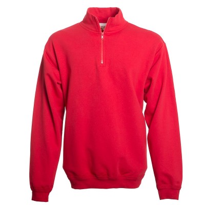 Felpe Zip Neck Sweat colore red taglia L