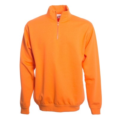 Felpe Zip Neck Sweat colore orange taglia S