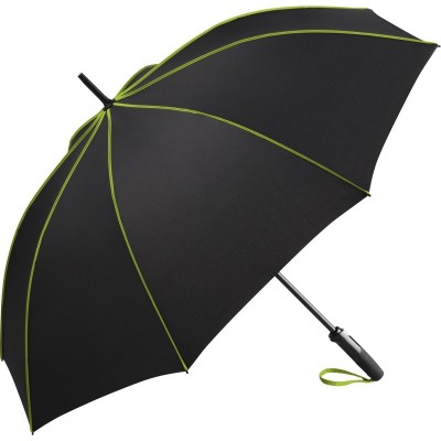 Ombrelli AC midsize umbrella FARE-Seam colore Black-Lime taglia UNICA