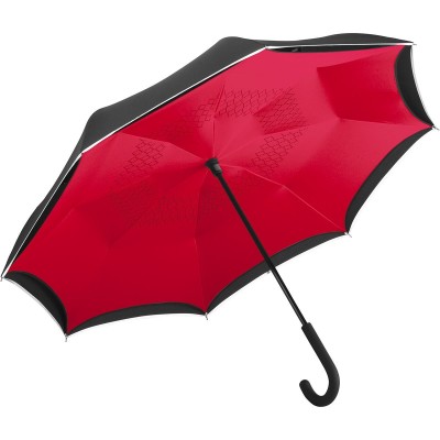 Ombrelli Regular umbrella FARE®-Contrary colore Black-Red taglia UNICA