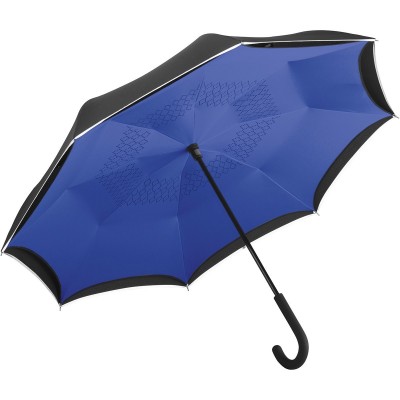 Ombrelli Regular umbrella FARE®-Contrary colore Black-Euroblue taglia UNICA
