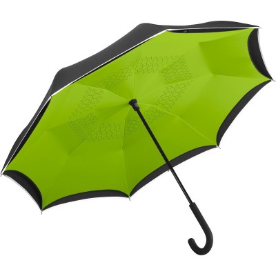 Ombrelli Regular umbrella FARE®-Contrary colore Black-Lime taglia UNICA