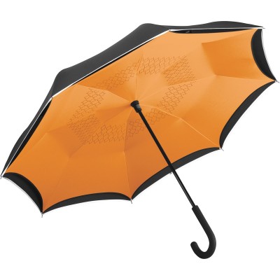 Ombrelli Regular umbrella FARE®-Contrary colore Black-Orange taglia UNICA