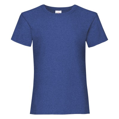 T-Shirt Girls Valueweight T colore retro heather royal taglia 9/11