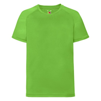 T-Shirt Kids Performance T colore lime taglia 3/4
